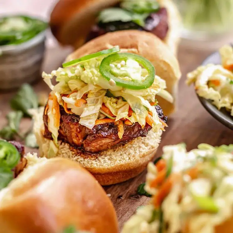 Skinless Pork Belly Sliders with Coleslaw