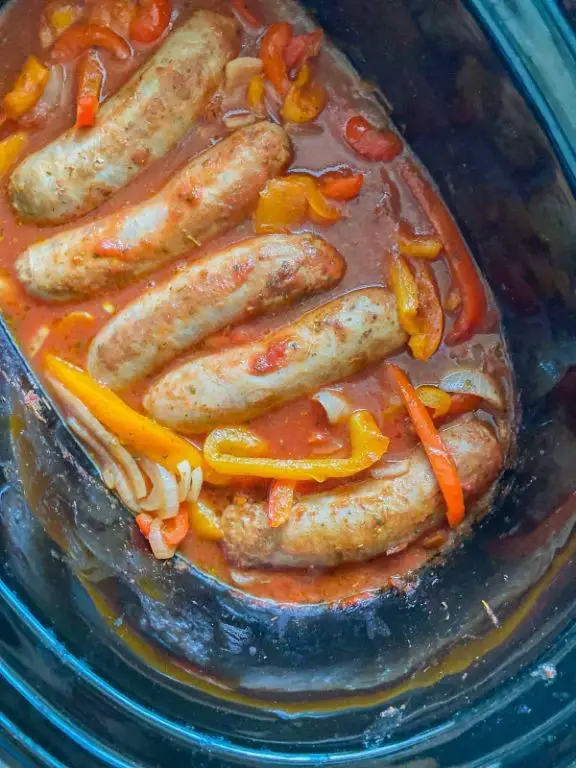 Slow Cooker Italian Sausage and Tomato Sauce