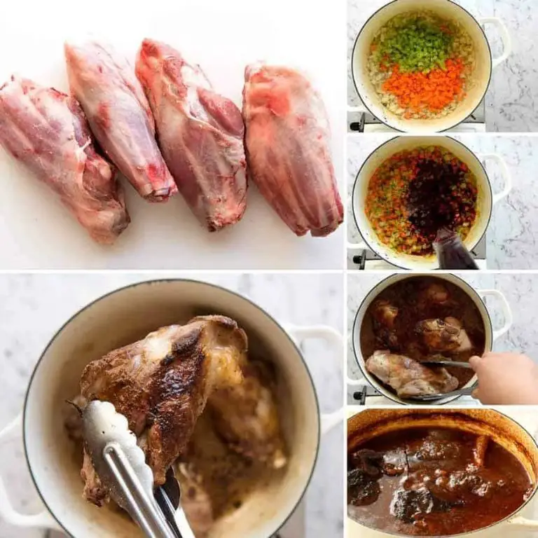 Slow Cooker Lamb Shanks with Herbs and Red Wine