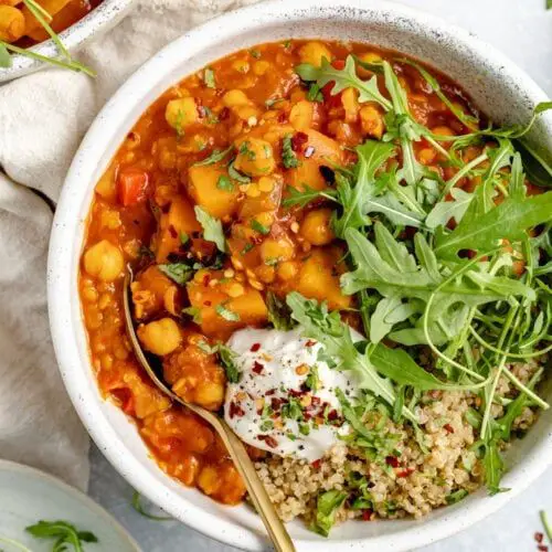 Slow Cooker Moroccan-Spiced Chickpea Stew