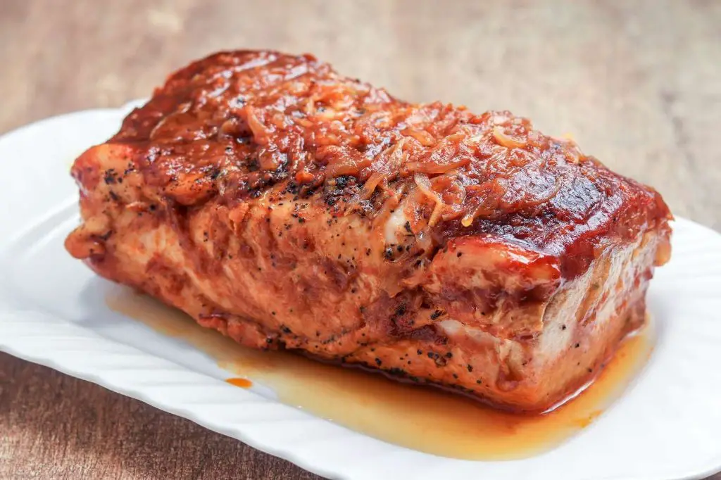 Slow Cooker Pork Sirloin with BBQ Sauce