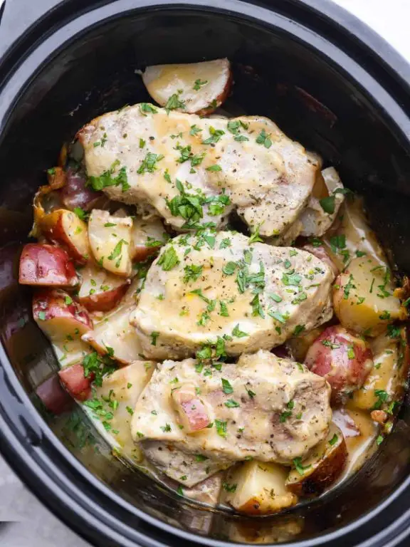 Slow Cooker Ranch Pork Chops