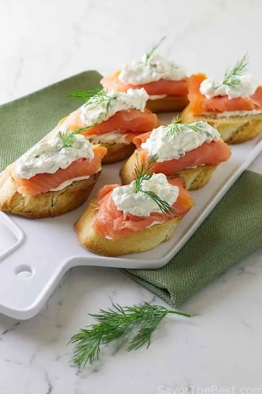 Smoked Salmon Bruschetta on Traeger