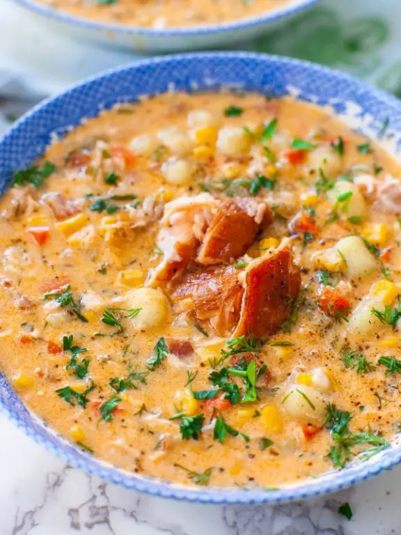 Smoked Sturgeon Chowder
