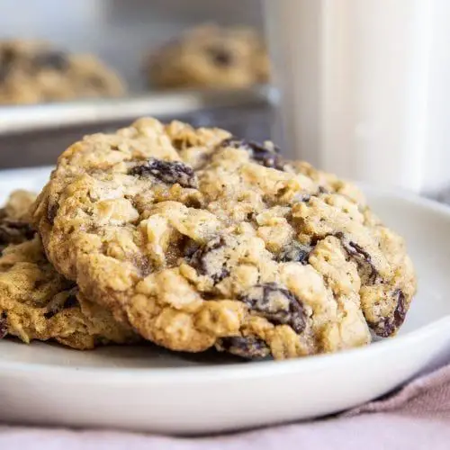 Soft and Chewy Oatmeal Raisin Air Fryer Cookies
