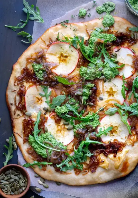 Spiced Apple Flatbread