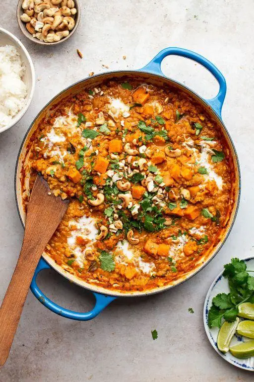 Spiced Lentil and Sweet Potato Curry