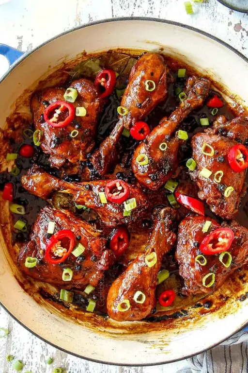 Spicy Adobo Chicken Thighs