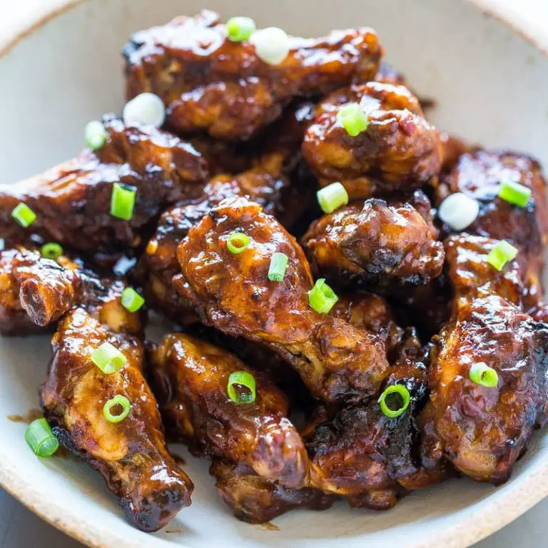 Spicy Barbecue Chicken Wings with Scallions