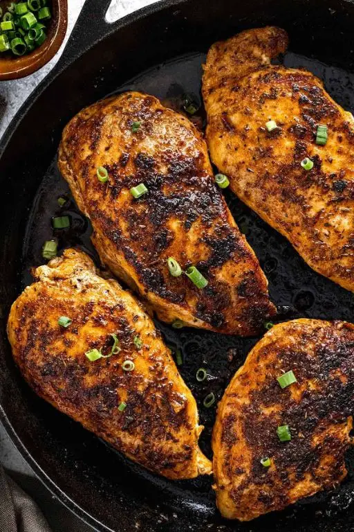 Spicy Cajun Pan Seared Chicken Breast