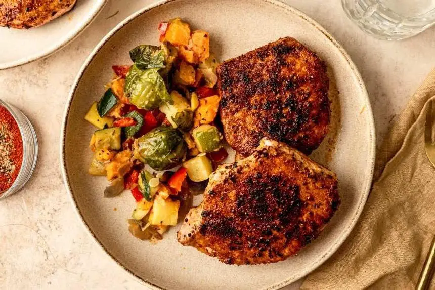 Spicy Cajun Pork Chop Skillet with Bell Peppers