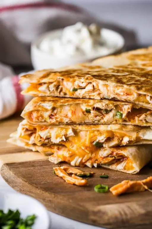 Spicy Chicken Quesadillas