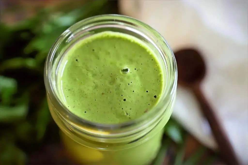 Spicy Green Goddess Dressing with Jalapeños