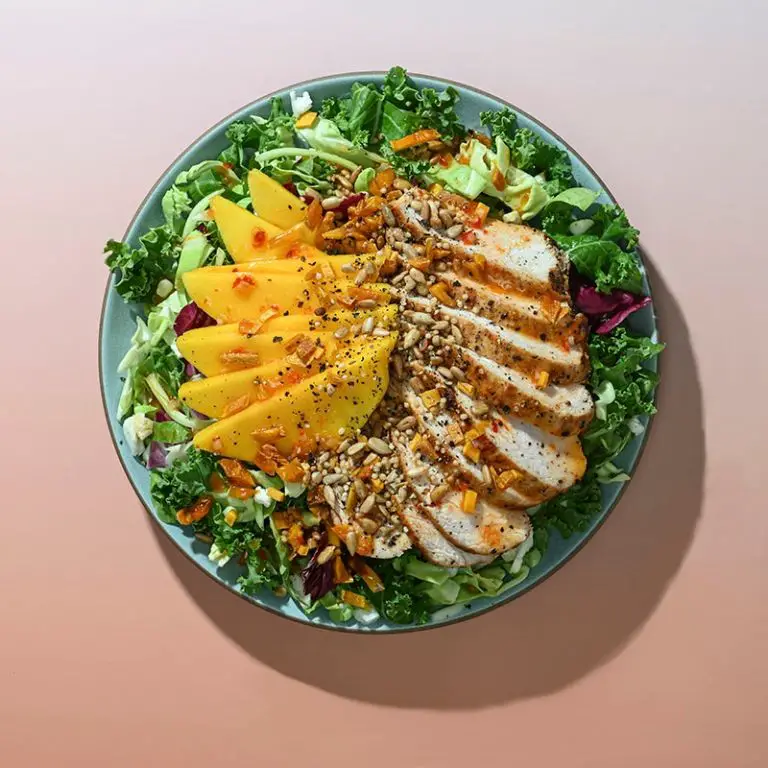 Spicy Mango Grilled Chicken Salad