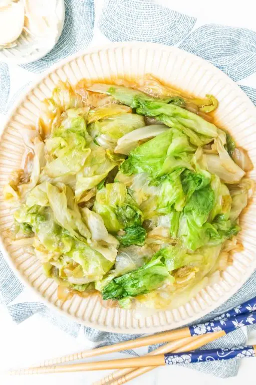 Spicy Soy-Glazed Wilted Lettuce Stir-Fry
