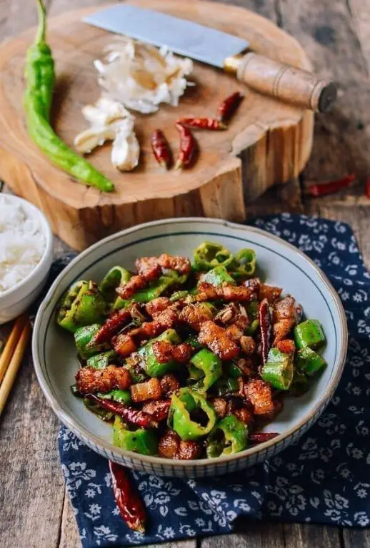 Spicy Szechuan Pork Belly Stir-Fry