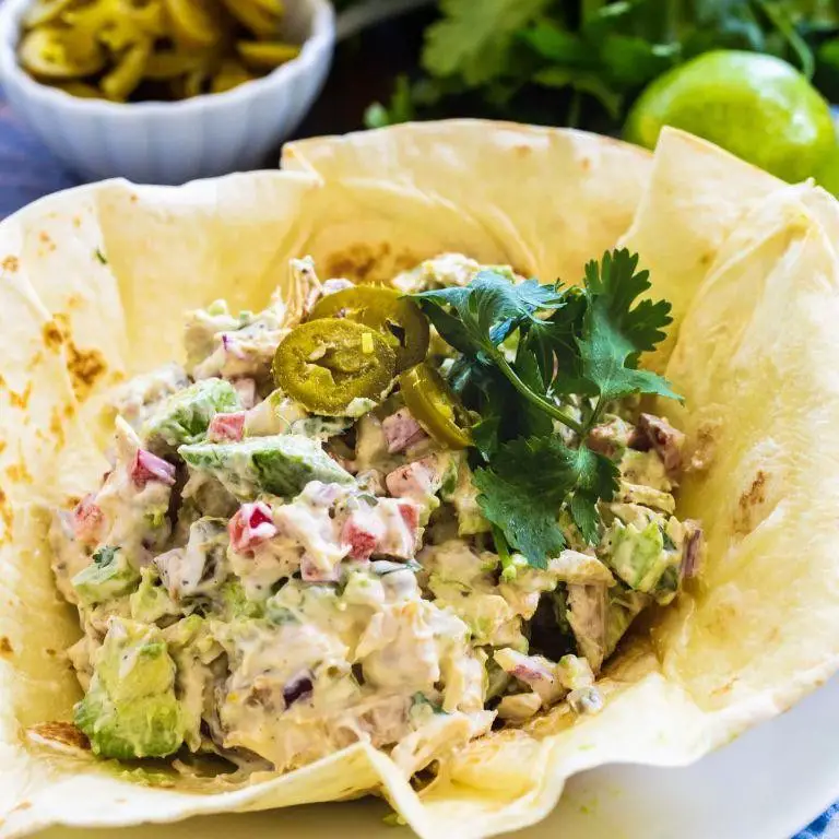 Spicy Whole Foods Chicken Salad with Jalapeños and Cilantro