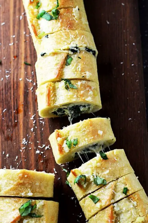 Spinach and Artichoke Dip Stuffed Bread