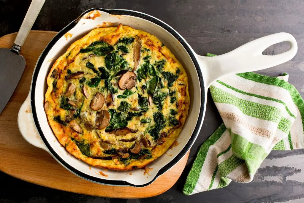 Spinach and Mushroom Frittata