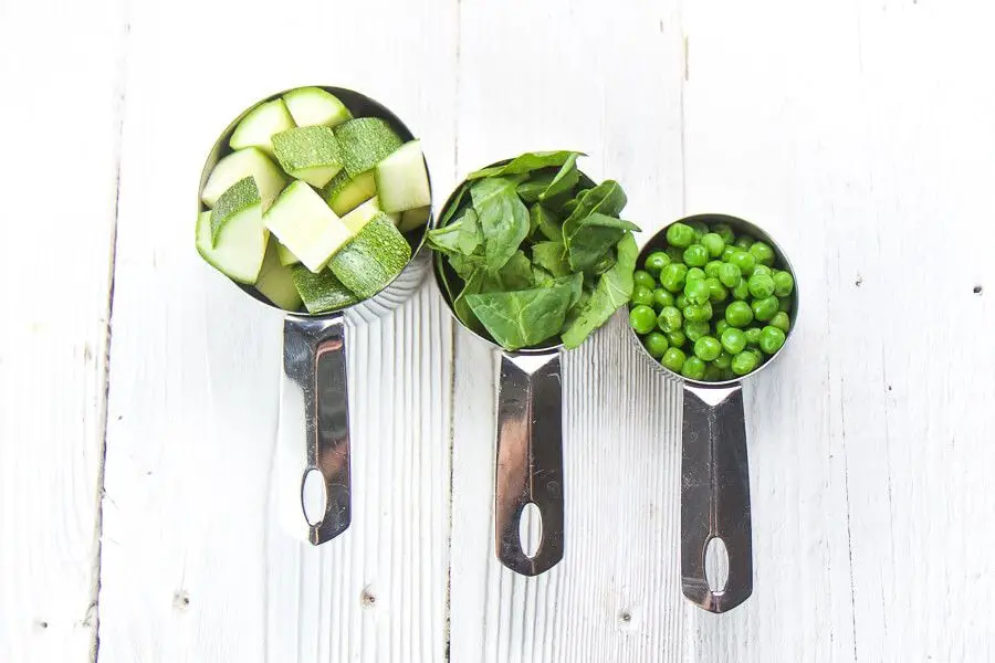 Spinach and Zucchini Puree