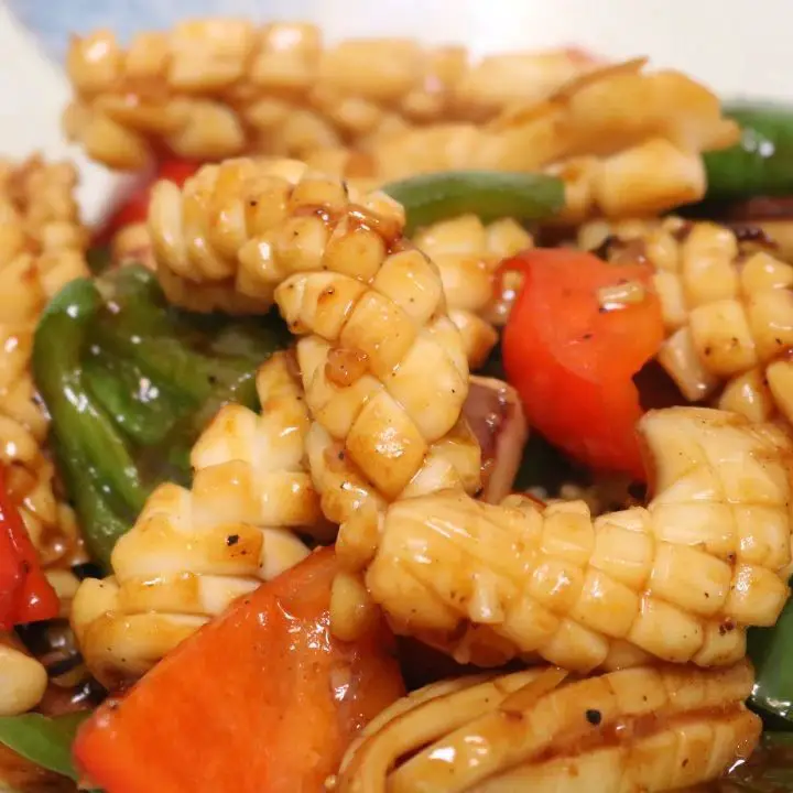 Stir-Fried Squid with Oyster Sauce