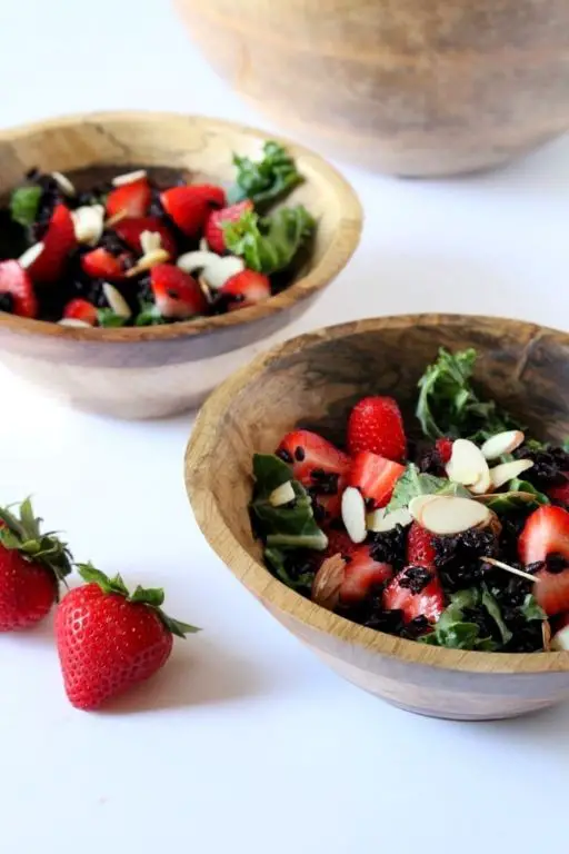 Strawberry Rice Salad with Toasted Almonds