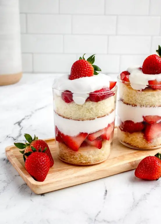 Strawberry Shortcake Trifle