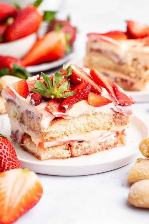 Strawberry Tiramisu with Fresh Berry Layers