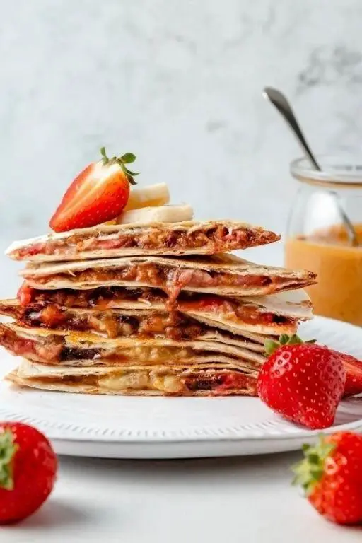 Strawberry and Banana Quesadillas