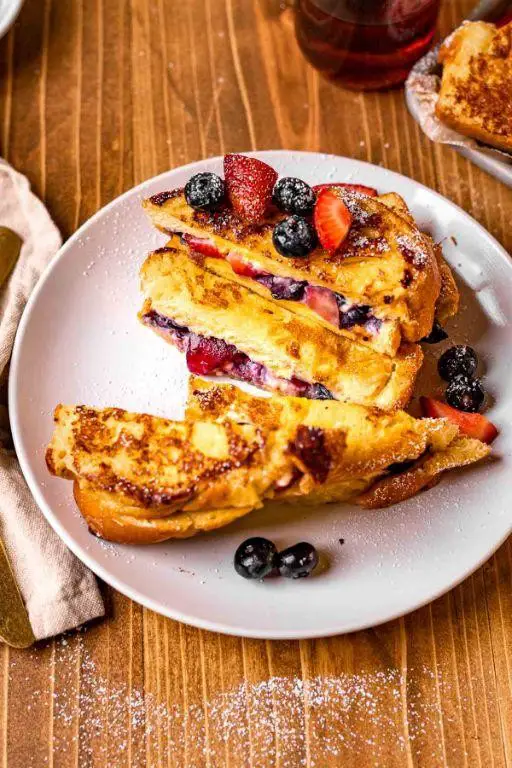 Stuffed French Toast with Berries