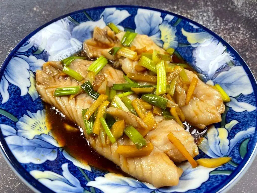 Sturgeon Stir-Fry with Soy Ginger Glaze