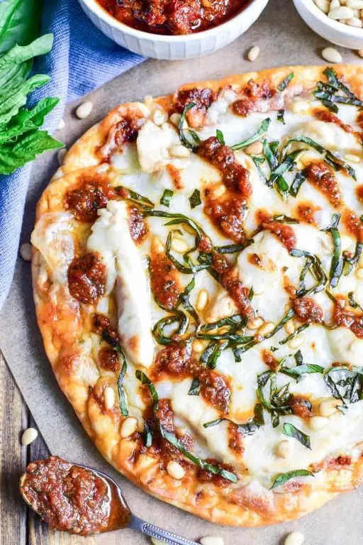 Sun-Dried Tomato and Basil Flatbread