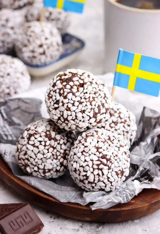 Swedish Chocolate Ball Cookies