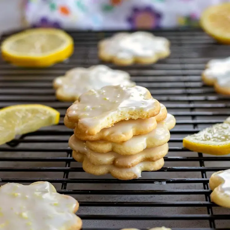 Swedish Lemon Shortbread Cookies