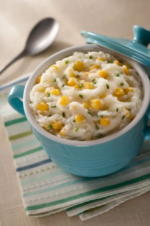 Sweet Corn and Potato Mash