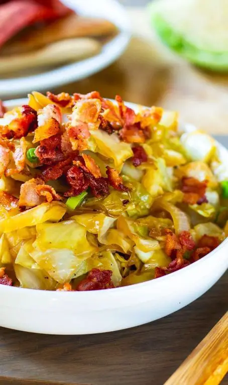 Sweet and Sour Fried Cabbage