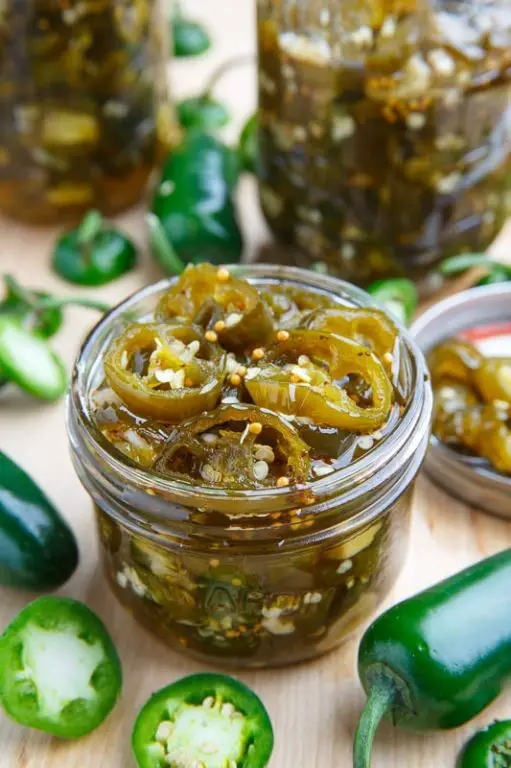 Sweet and Spicy Candied Jalapenos