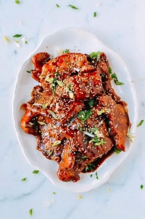 Sweet and Tangy Fried Pork Chops