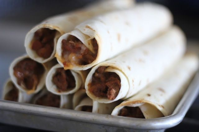 Taco-Style Beef Tortilla Roll Ups