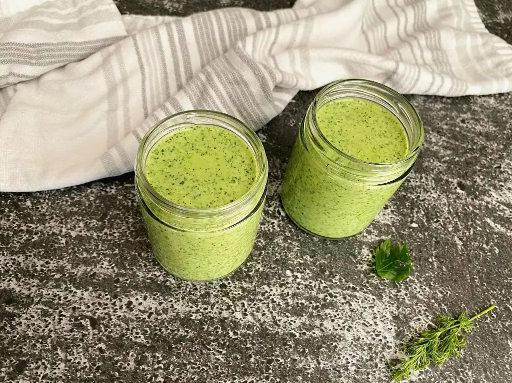 Tangy Lemon Green Goddess Dressing