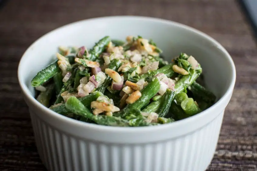 Tangy Mustard Green Bean Salad
