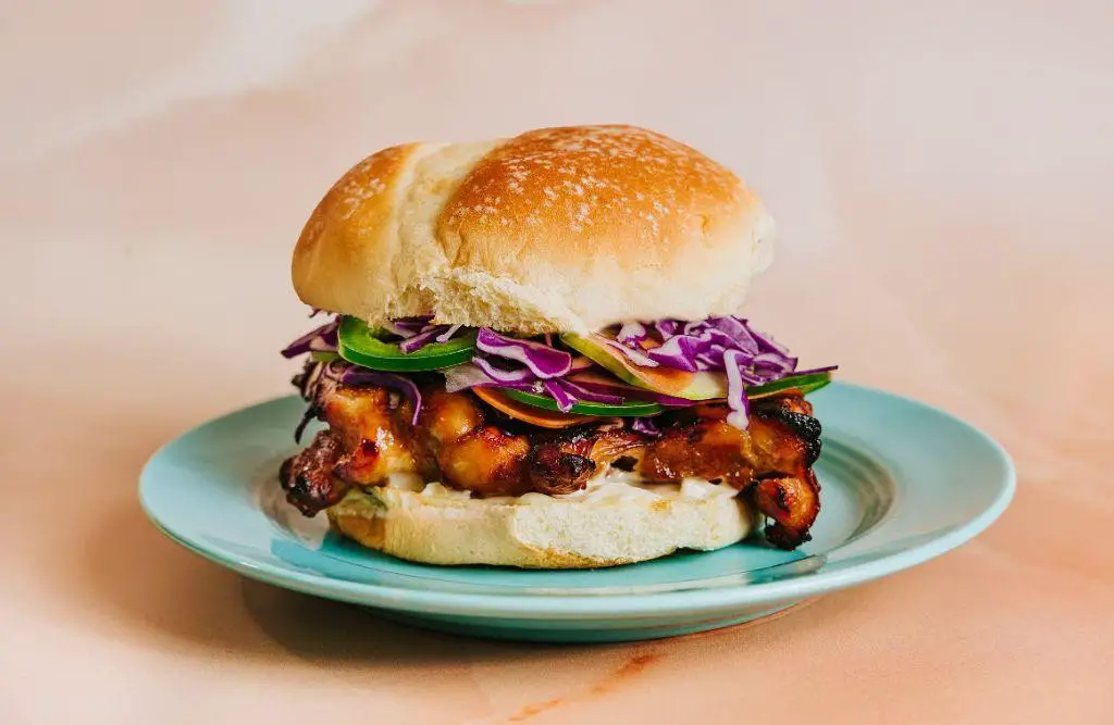 Teriyaki Chicken Sliders with Pickled Vegetables