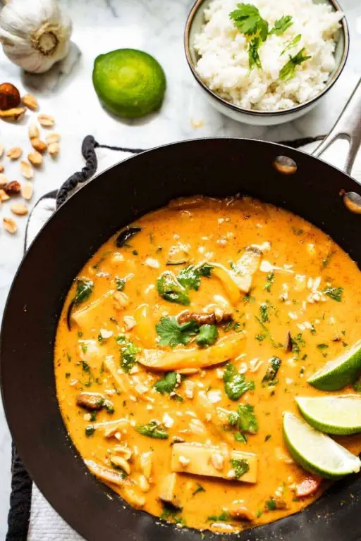 Thai Eggplant and Chicken Panang Curry