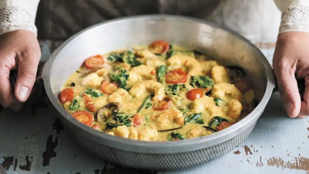 Thai Eggplant and Coconut Curry with Shrimp