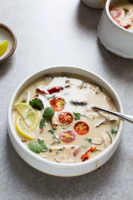 Thai Eggplant and Coconut Milk Soup