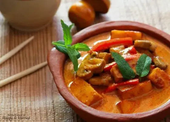 Thai Eggplant and Mushroom Massaman Curry