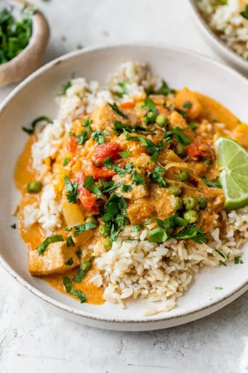 Thai Peanut Chicken and Broccoli Crockpot