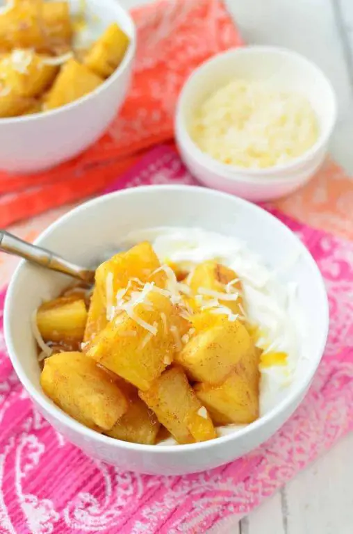 Tropical Pineapple Instant Pot Yogurt