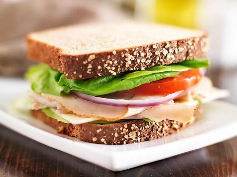 Turkey and Cheese Sandwich