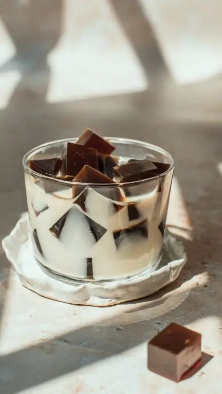 Vanilla Bean Coffee Jelly
